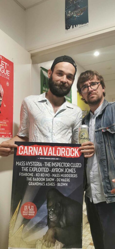 Les cheminots-animateurs du Wagon fin prêts pour Carnavalorock 2023