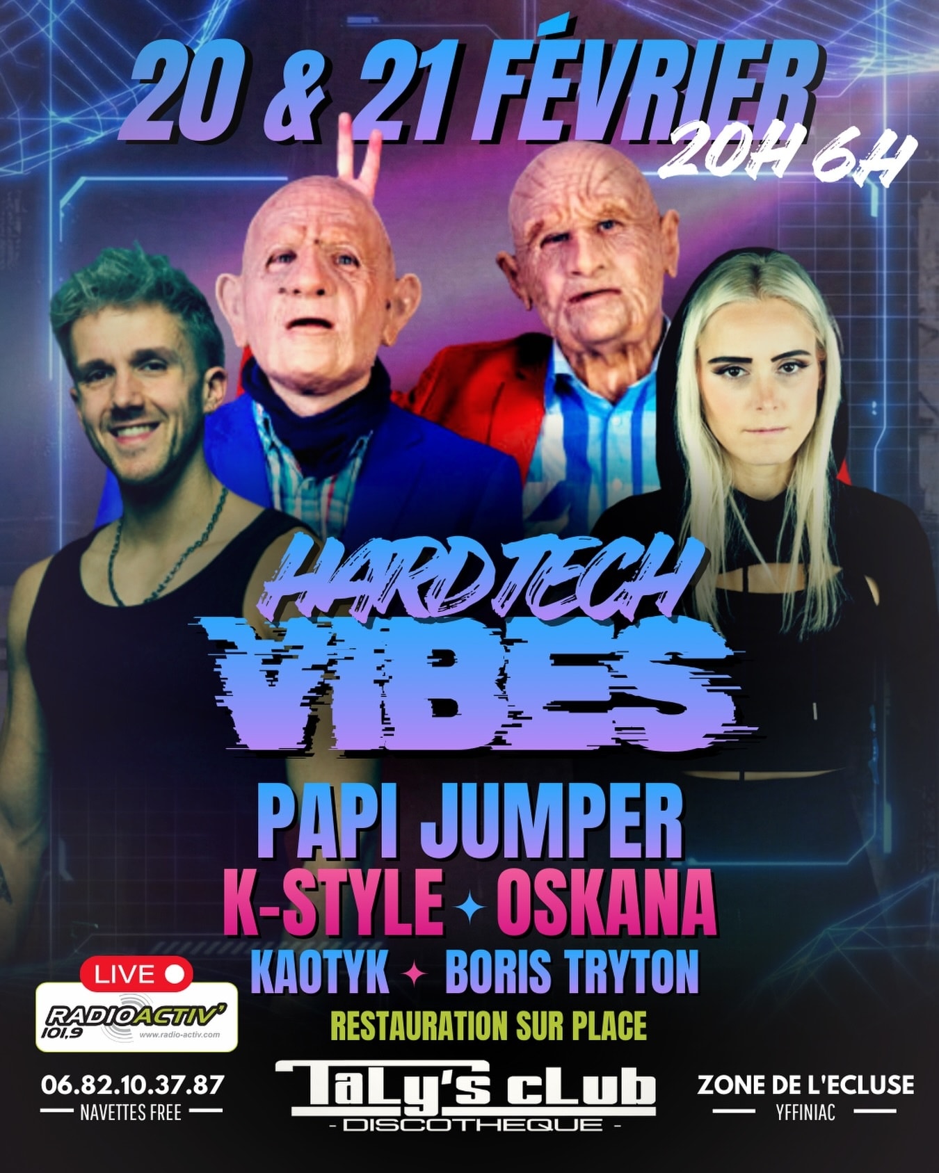 HARD TECH VIBES AU TALY’S – 20 et 21/02/2026